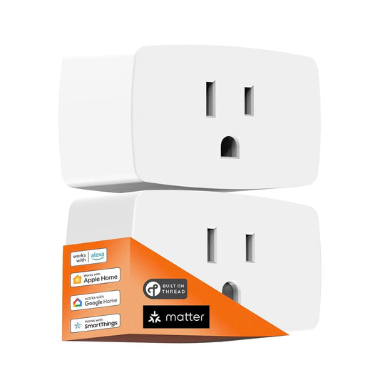 Onvis S4 Matter-over-Thread Smart Plug — 2 Pack