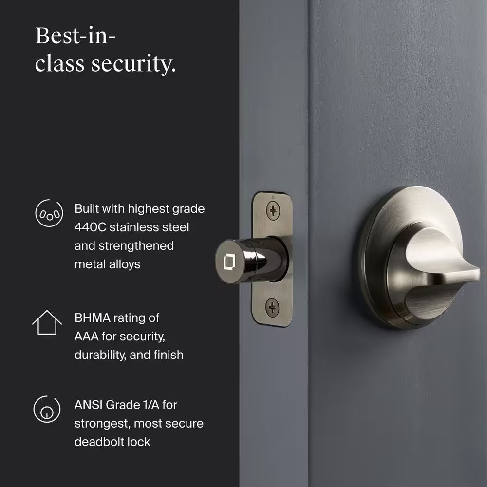Level Lock+ Matter-over-Thread Smart Lock — Matte Black
