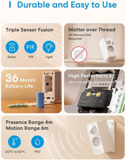Meross MS605 Matter-over-Thread Presence Sensor