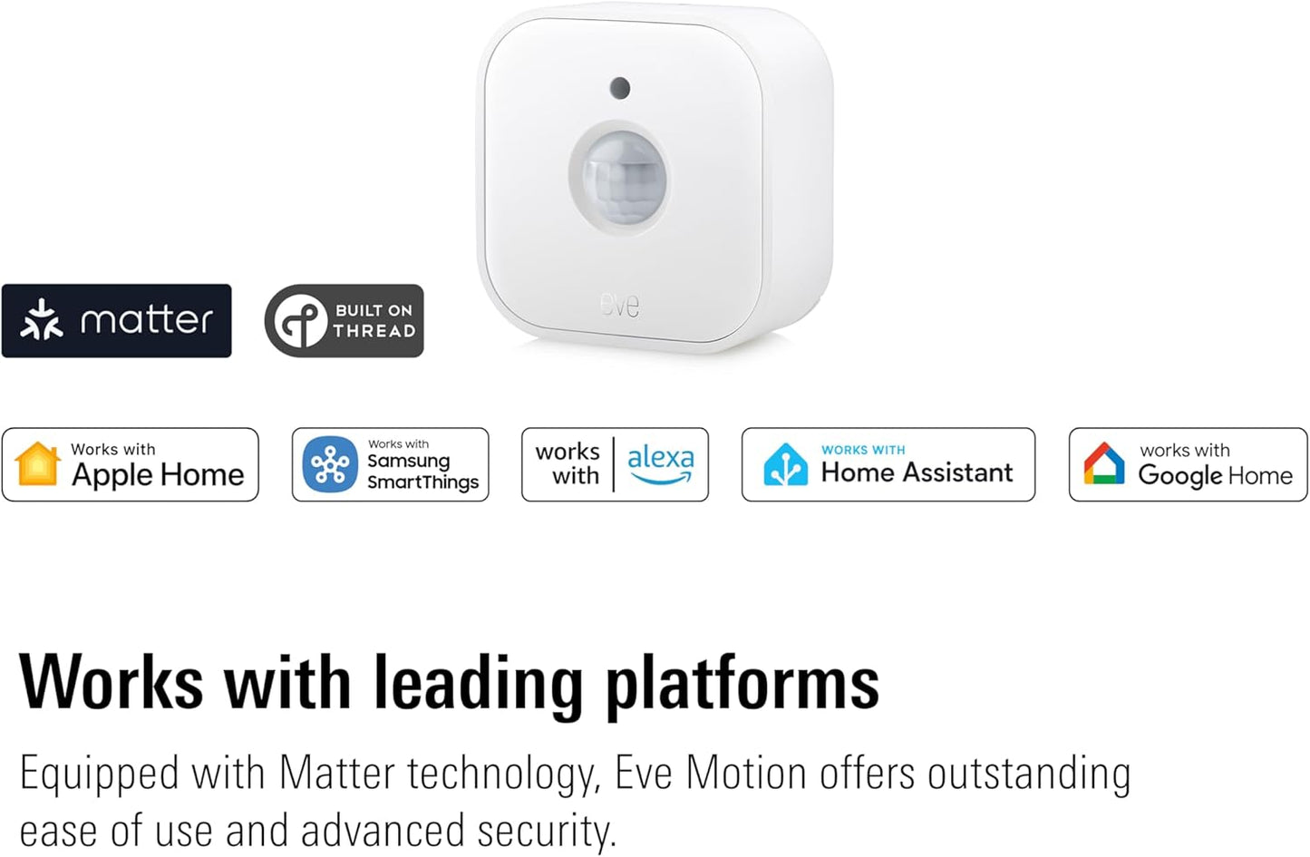 Eve Motion Matter-over-Thread Indoor/Outdoor Sensor